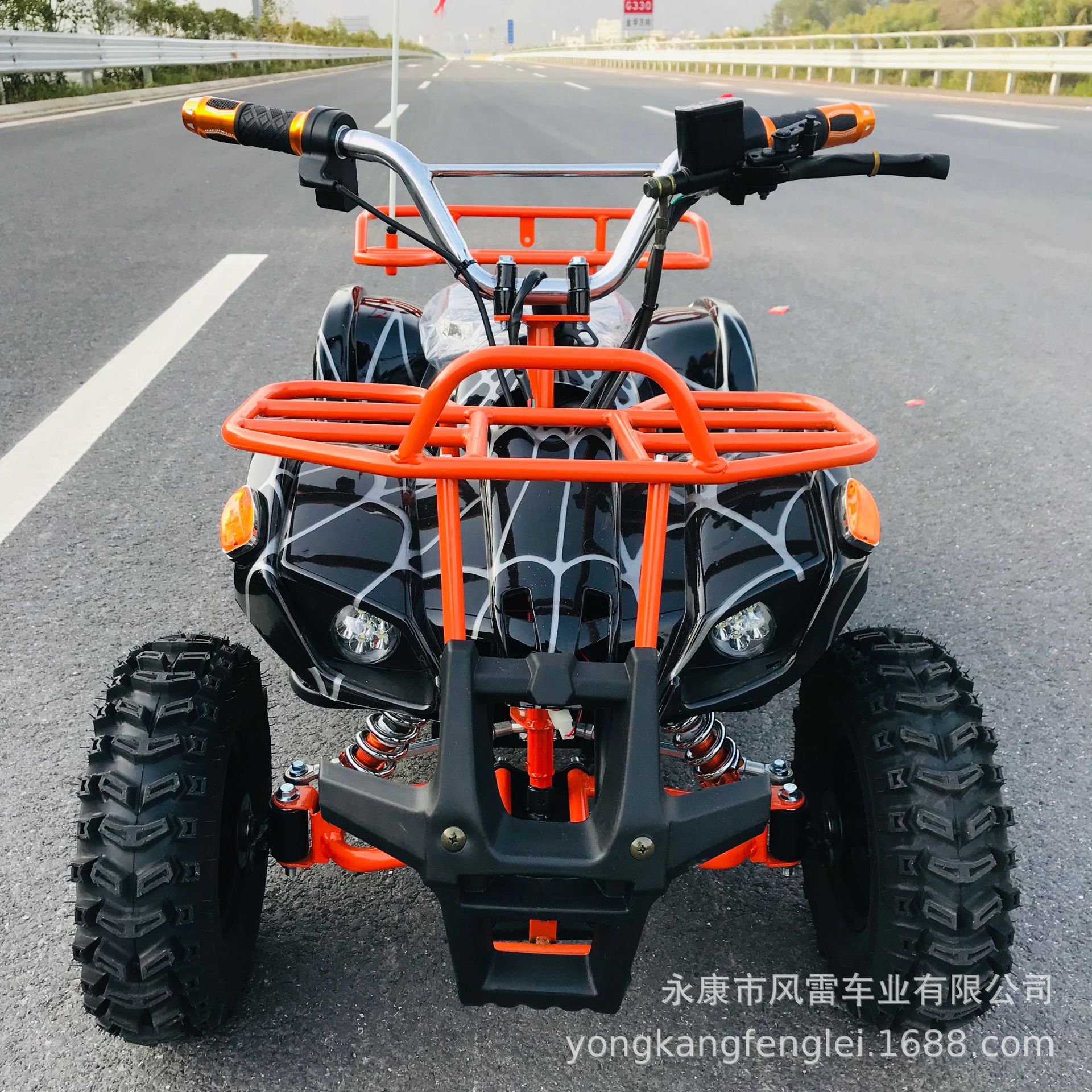 Cuatrimoto Eléctrica de Oruga de Hierro y Plástico para Pistas de Nieve image 3