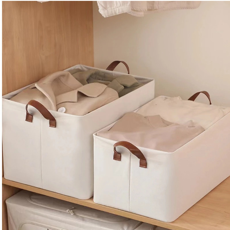 Storage Box Household Storage Clothes Wardrobe Fabric Storage Basket Moving Artifact Clothes Storage Foldable Organizer