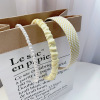 Sponge headband from pearl, universal set to go out for face washing, wholesale