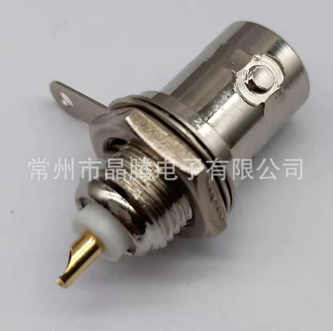 BNC母帶螺帽墊片，鋅合金，音頻視頻面板監控用