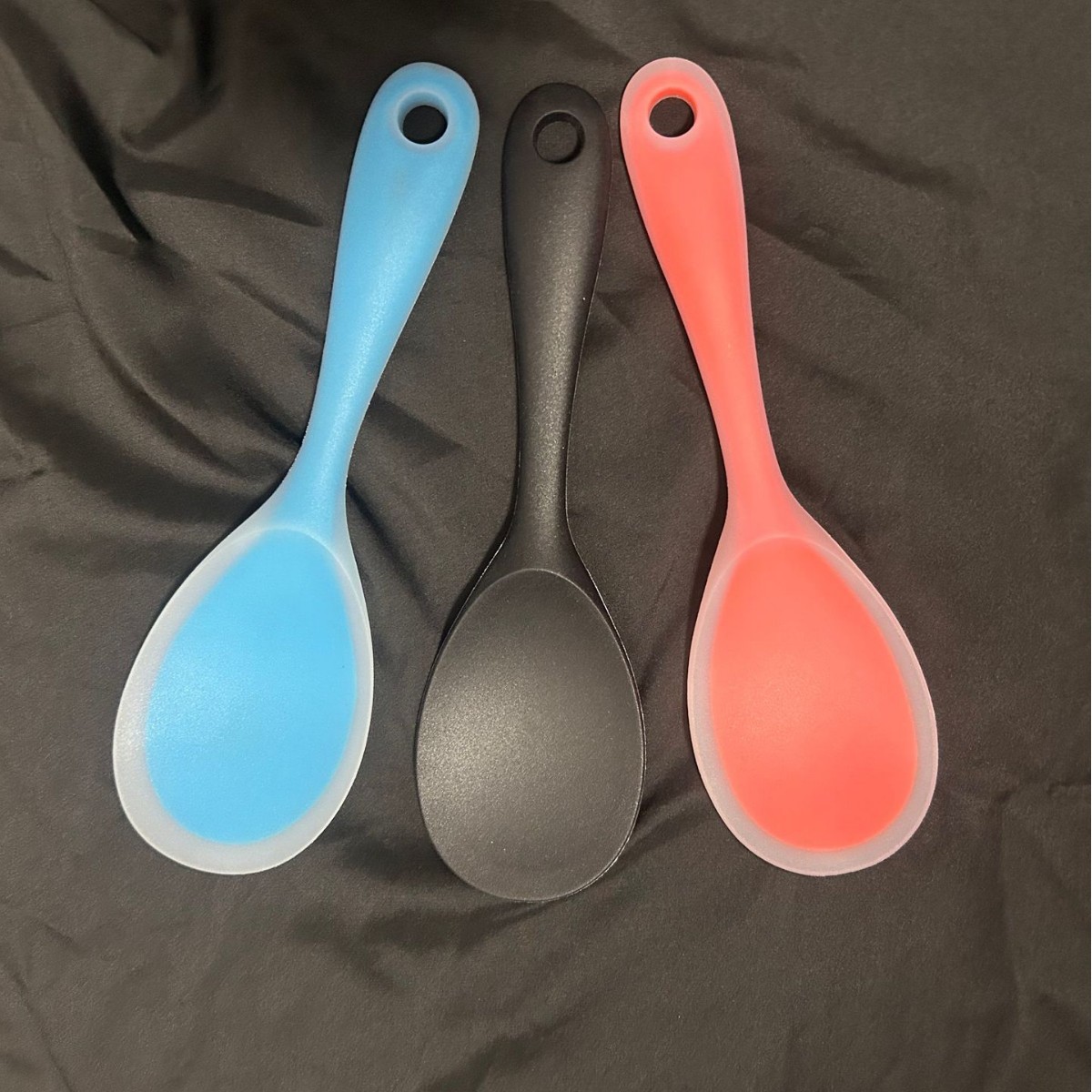 Non-Stick Rice Spoon for Rice Cooking, Food-Grade High-Temperature Resistant Silicone Rice Spoon, Non-Stick Rice Spoon for Rice Cookers