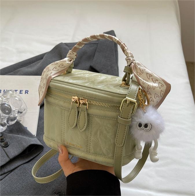 Bolsos versátiles sencillos de alta calidad para mujeres 2026 primavera y verano nuevo nicho bolso de cubo de diseño coreano bolso de hombro