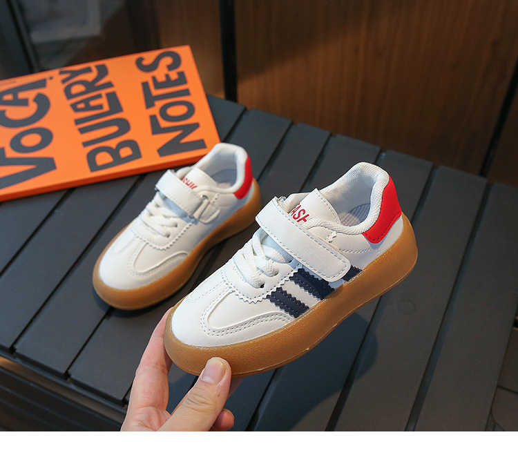 Children's Forrest Gump Shoes 2023 Autumn and Winter New Girls' Waffle Shoes Campus Boys' Moral Training Shoes_voghion.com