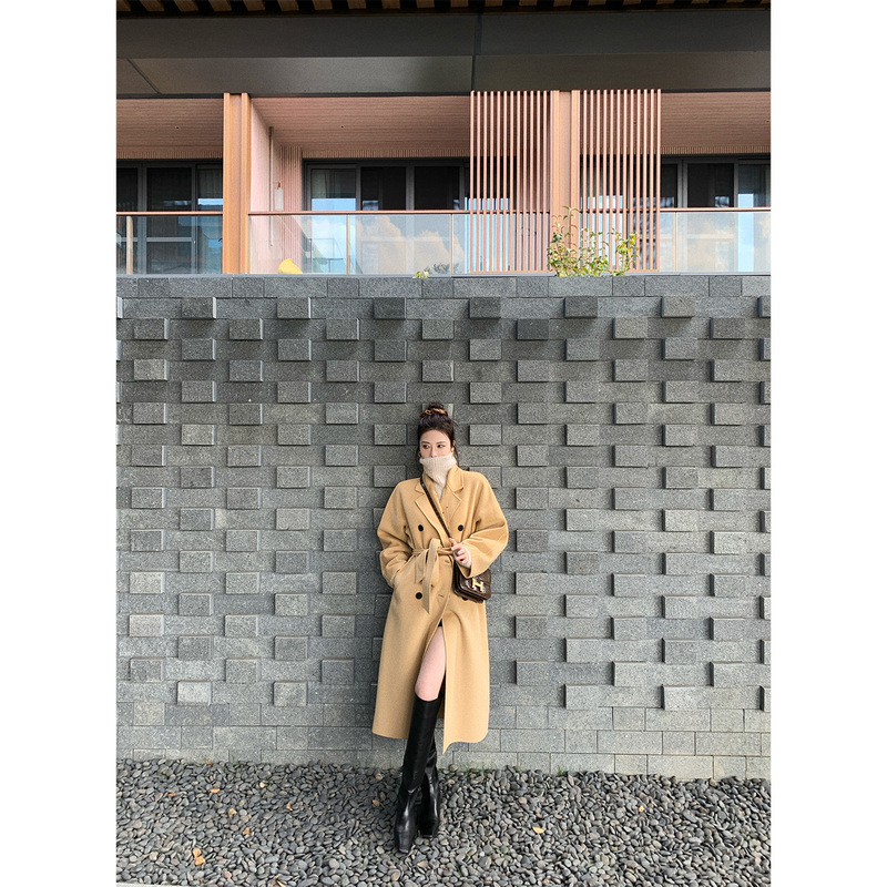 Asm Anna Desire Coat/Winter Double-Sided Woolen Coat Women's Autumn and Winter Premium Wool & Cashmere Woolen Coat Asm Anna Desire Coat/Winter Double-Sided Woolen Coat Women's Autumn and Winter Premium Wool & Cashmere Woolen Coat