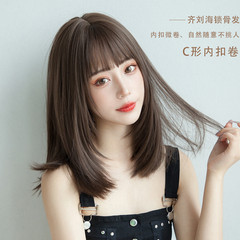 Wigs wholesale short curly wig Xin Zhilei short hair girls clavicle hair BOBO wig medium long hair wig female