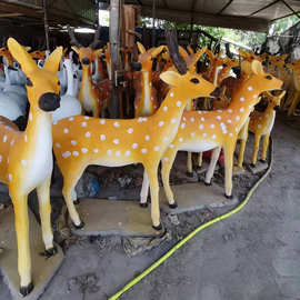 大型水泥雕塑户外广场园林景观动物造型落地雕塑商场美陈摆件厂家