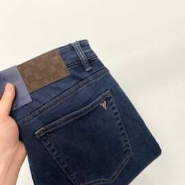 欧货驴家秋冬牛仔裤男 欧洲站潮牌修身小直筒商务休闲弹力牛仔裤