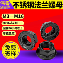 ��ɫ304���P䓷��m��ĸ���� DIN6923 �����ݽzñ�������ɻ��X