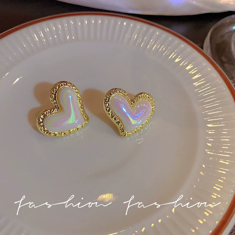 Чистый красный французский ретро леди любовь жемчужные серьги женские европейские и американские личности, модный дизайн высокого уровня, новый тренд