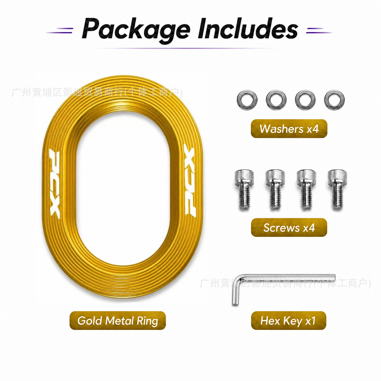 Suitable for Honda Pcx160 Motorcycle Modification Accessories Muffler Protective Cover Exhaust Port Aluminum Alloy Decorative Ring