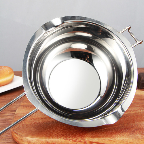 304 stainless steel chocolate water-proof melting pot cheese butter melting bowl instant noodle bowl milk pot 1000ml
