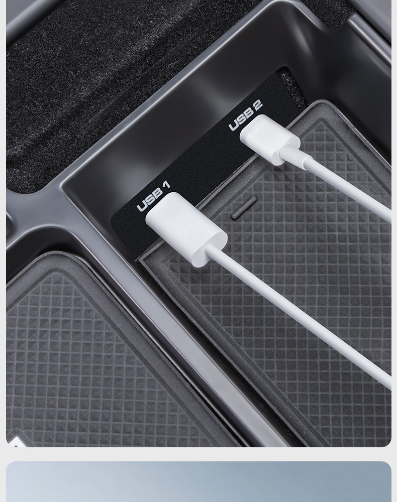 Suitable for Porsche Cayenne Armrest Box Storage Box Cayenne Central Compartment Storage Box Car Interior Supplies
