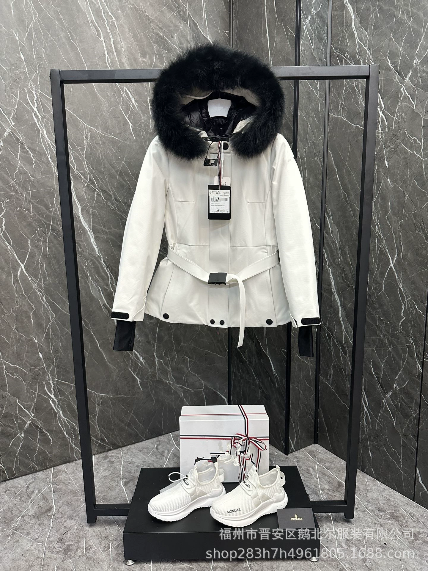 Ski ski suit, down jacket, short coat, slim fit, increased thickness