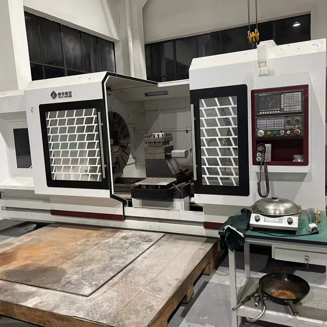 转让泰宇CK61125x1.5米数控卧式车床回转直径1.25米主轴转速315