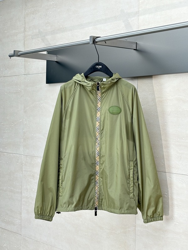 25SS 春夏新作 Nanyou オートクチュール シンプルチェック柄ナイロンフード付きジッパージャケット 男女兼用 日焼け止めジャケット トレンドブランド|undefined
