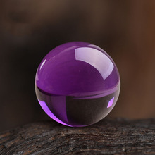 单珠紫水晶圆珠天然圆形全净体紫罗兰单珠多宝佛珠手串配饰