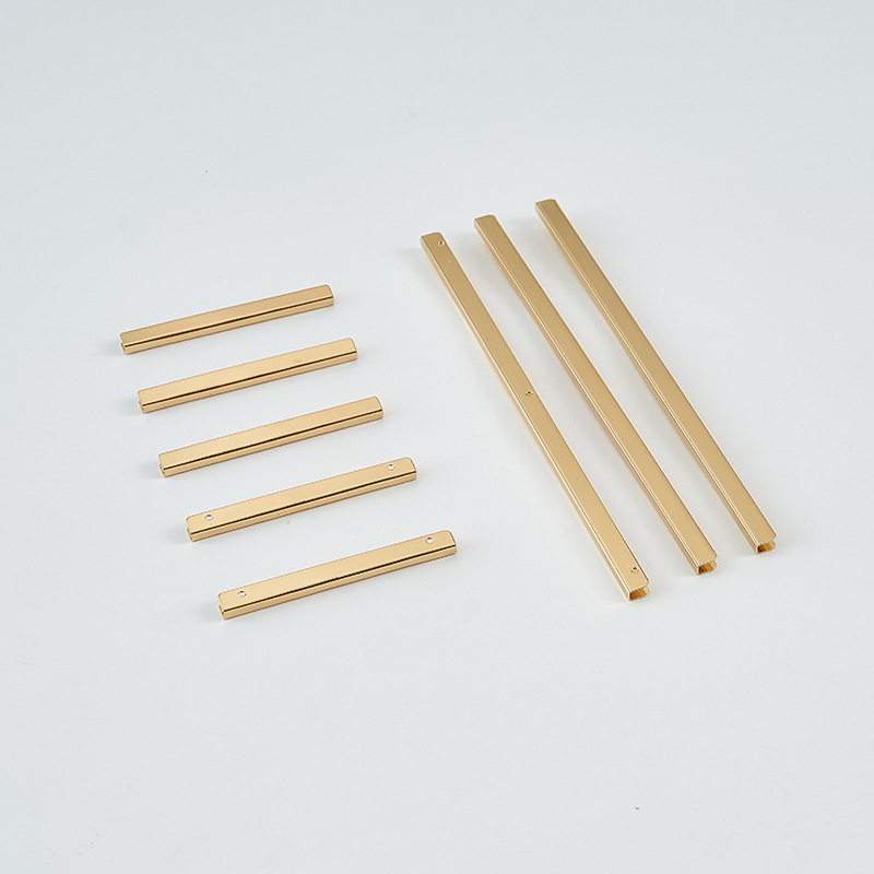 浅金色铁皮边条夹条服饰箱包五金配件10cm箱包五金配件铁皮边夹