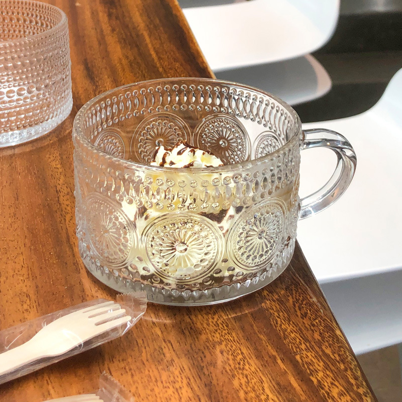 특히 잘 생긴 그릇 과일 디저트 유리 그릇 한국식 아침 식사 오트밀 그릇 가정용 샐러드 그릇
