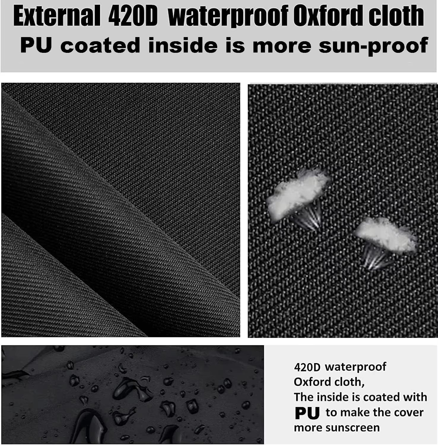 Car Tire Cover Sunproof and Waterproof 420D Oxford Cloth 4-Pack Tire Spare Tire Dust Cover Oxford Cloth Tire Cover
