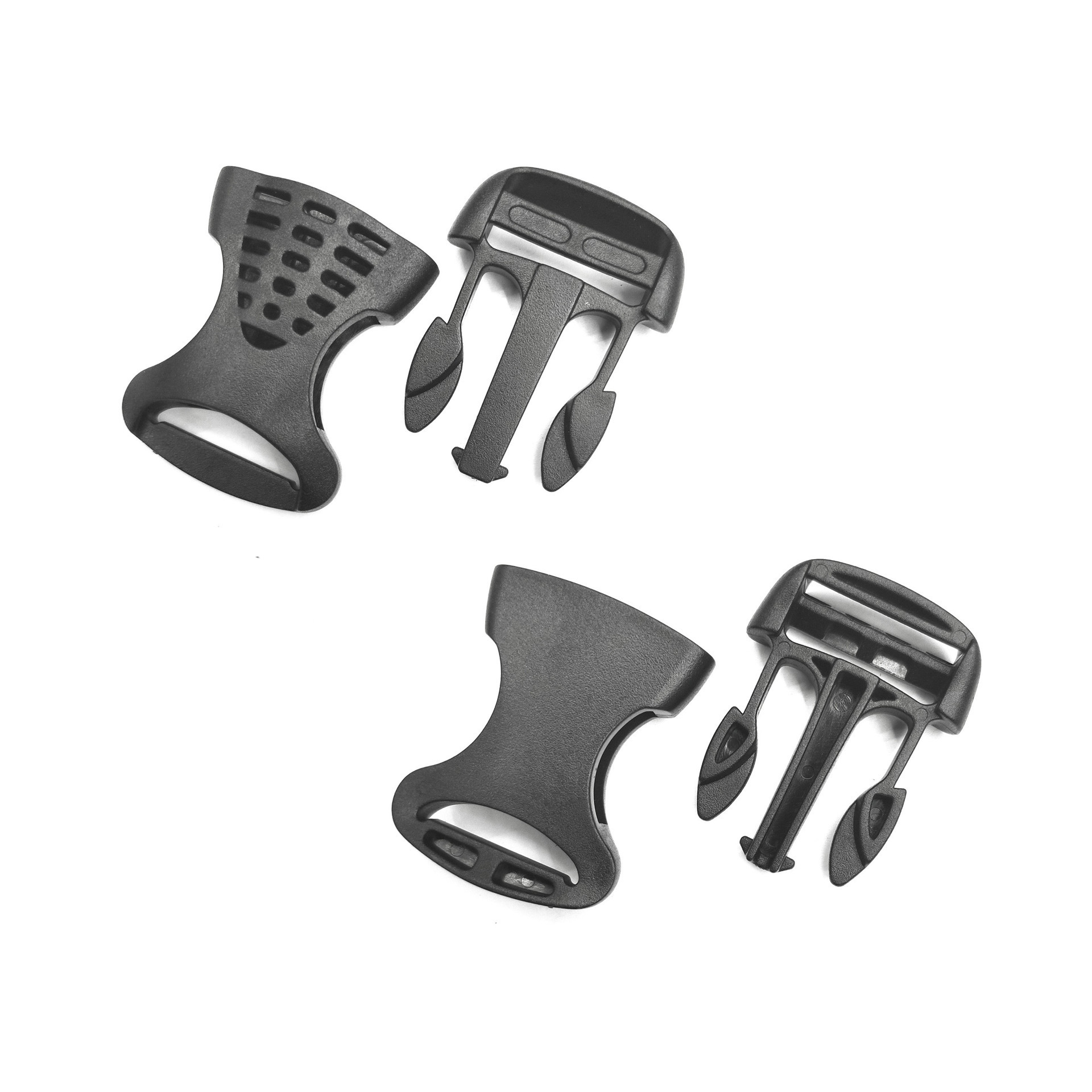 Bolsas de plástico prensas de prendas de vestir accesorios de fijación de banda perforada POM rana ajustable fijación de 20mm - 51mm image 5