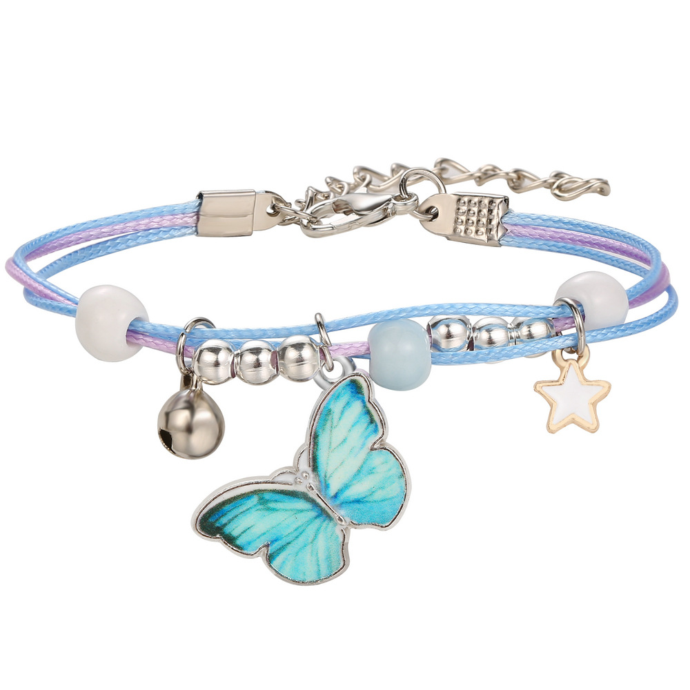 Fashion Blue Butterfly Bracelet Wholesale display picture 2