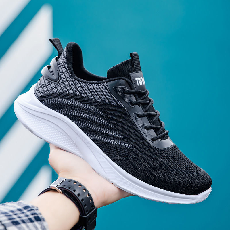 Zapatos para correr zapatos para hombres 2025 primavera y otoño nuevo estilo coreano de suela blanda tendencia zapatos deportivos para jóvenes zapatos transfronterizos al por mayor para hombres