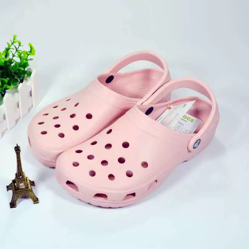 [Croc стиль как Yang Mi, маленький кит дырчатые туфли на толстой подошве для взрослых на улице, пляжная женская обувь 206302]
