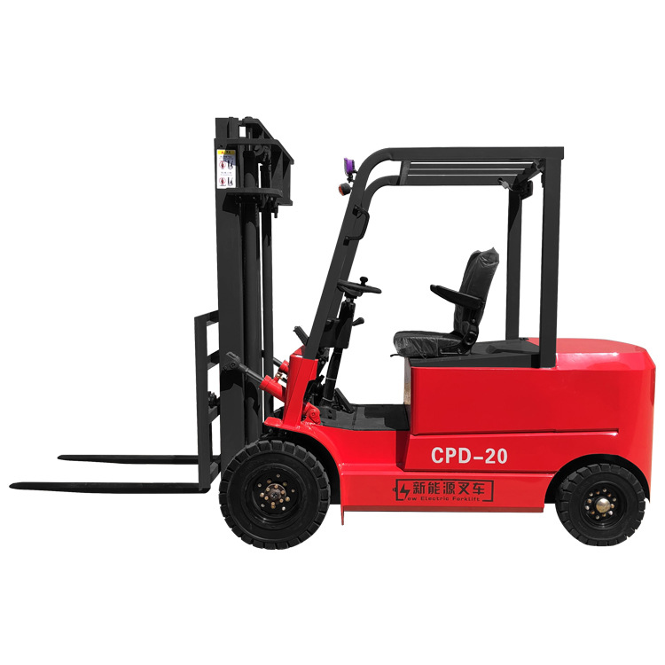 四轮全电动叉车1吨小型液压2吨电瓶叉车电动3吨锂电搬运车