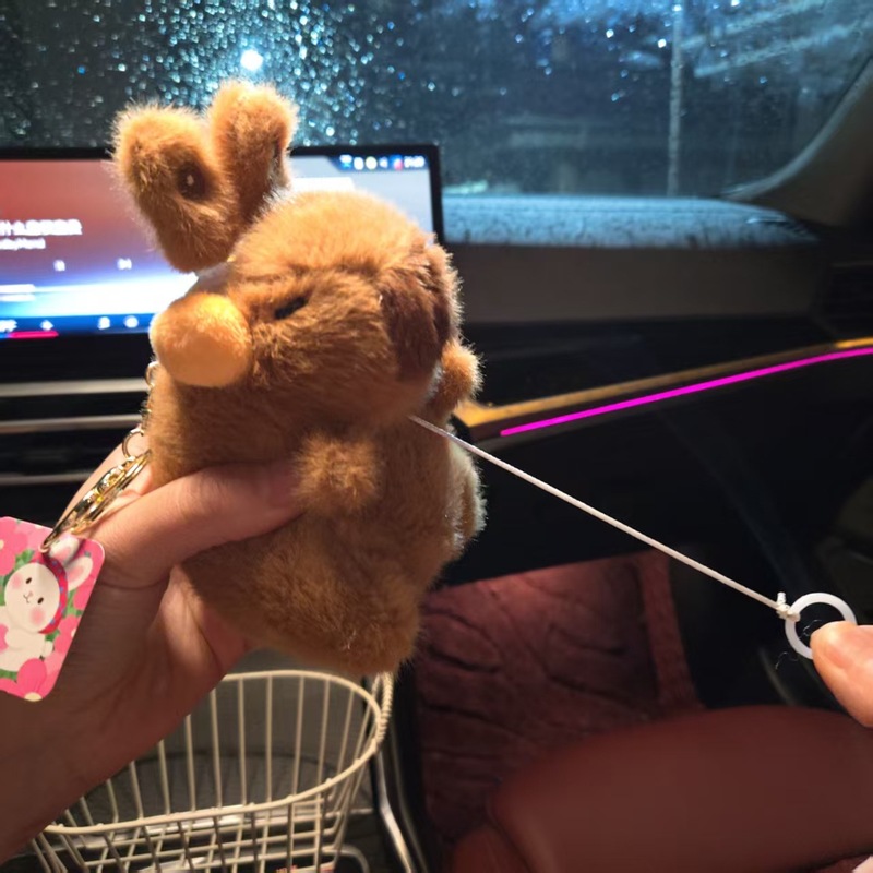 かわいいウサギの耳が動くカピバラペンダントぬいぐるみカピバラランドセルペンダント|undefined