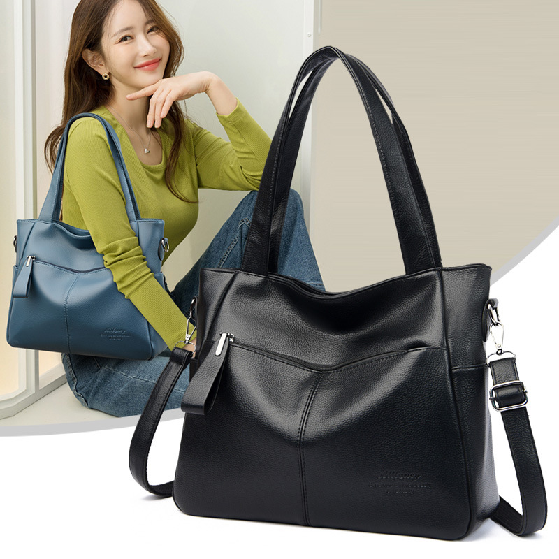 인기 여성 가방, 대용량 가방, 신상 숄더백, 여성 가방, 패셔너블하고 다재다능한 토트백, 부드러운 가죽 핸드백, 크로스백