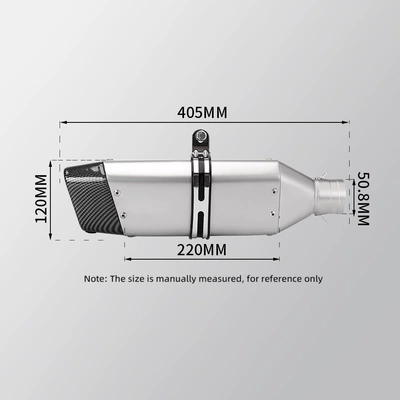 diameter universal for NINJA400 — Exhaust pipe
