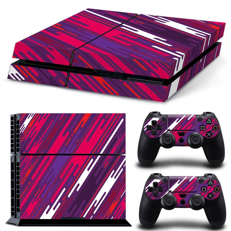 Скины‑наклейки для PS4 — модные мультяшные и стильные дизайны, матовый винил против царапин