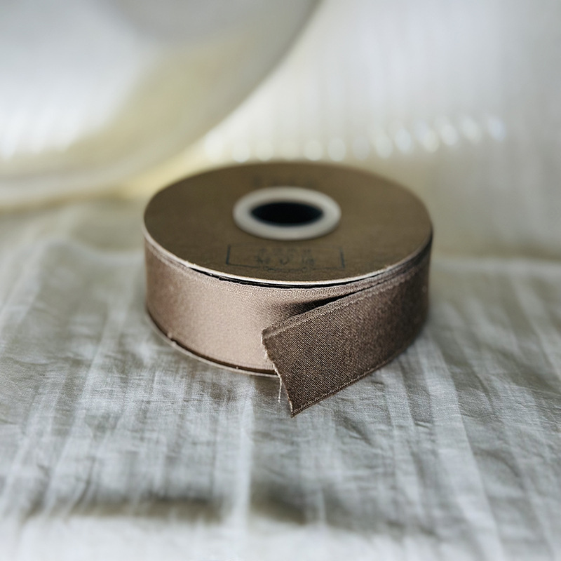 Nueva cinta de algodón de poliéster coreano, cinta de flores, lazo, accesorios de bricolaje hechos a mano, embalaje de regalo, cinta, rollo de 4cm mezclado