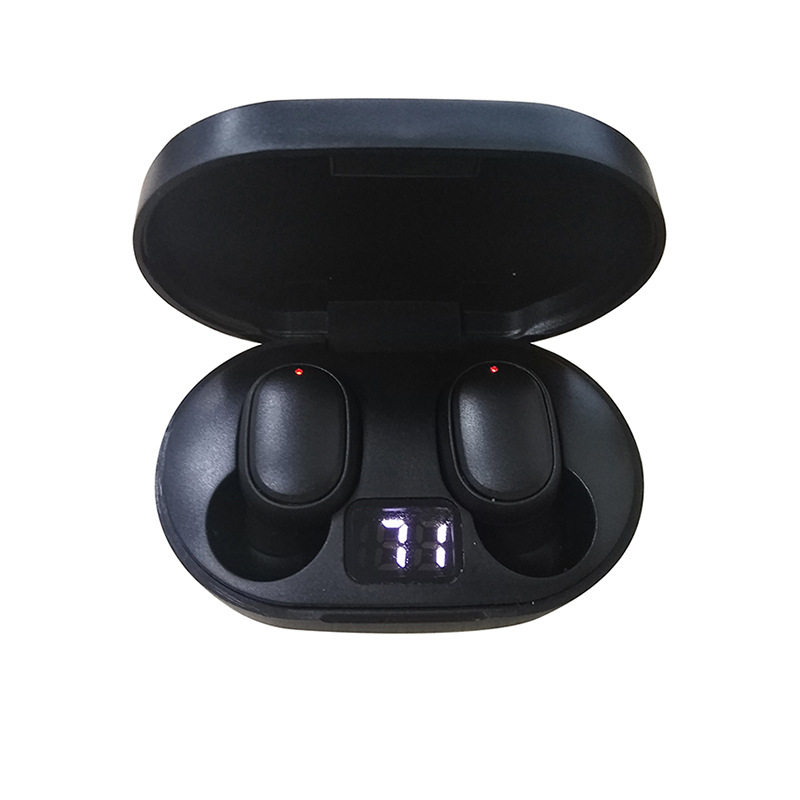E6S Display digitale Macaron Cuffie Bluetooth Mini Sport Tappo per le orecchie_voghion.com