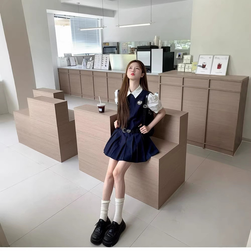 2026 Early Summer Outfits in College Style, Super Nice and Unique, Beautiful Vest Dress, Short Skirt Suit, Skirt Set for Women in Summer 2026 Early Summer Outfits in College Style, Super Nice and Unique, Beautiful Vest Dress, Short Skirt Suit, Skirt Set for Women in Summer