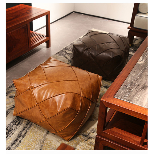 出口摩洛哥坐墩方形蒲团家用榻榻米坐垫懒人沙发豆袋ins民俗装饰