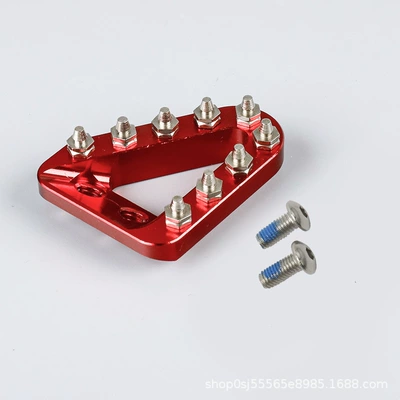 Motorcycle pedals: 250g Viss Off-Road Vehicle - red