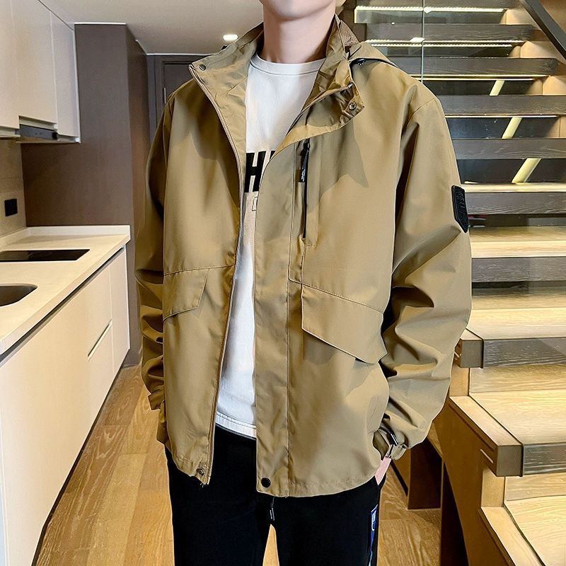 2024 Spring New Handsome Jackets for Men and Women Same Style Sports Jackets Waterproof and Windproof Loose and Easiest for Match Jackets Trendy