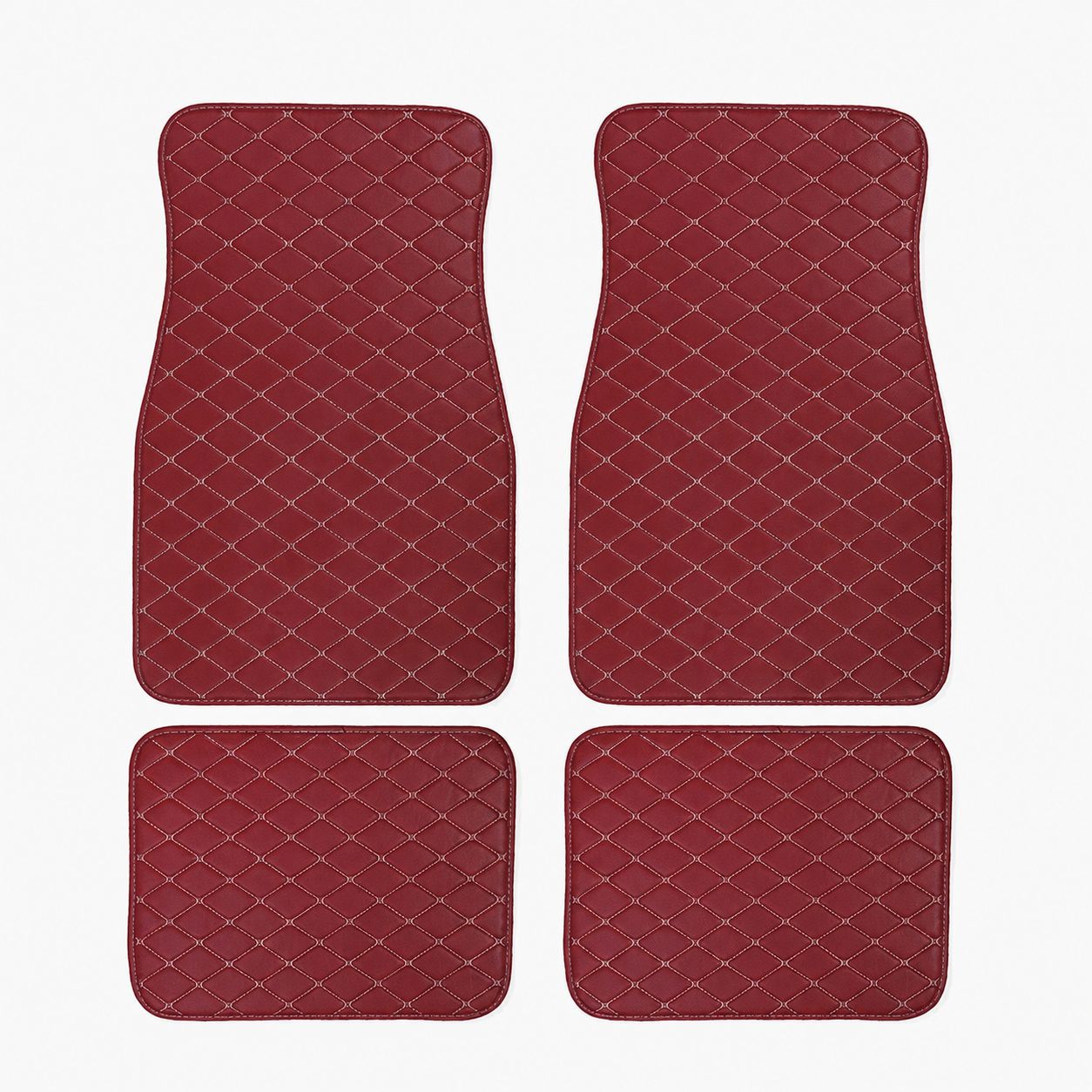 Wholesale and dropshipping of foreign trade car carpets, Amazon cross-border quilted foot mats, right-hand drive PVC universal car floor mats