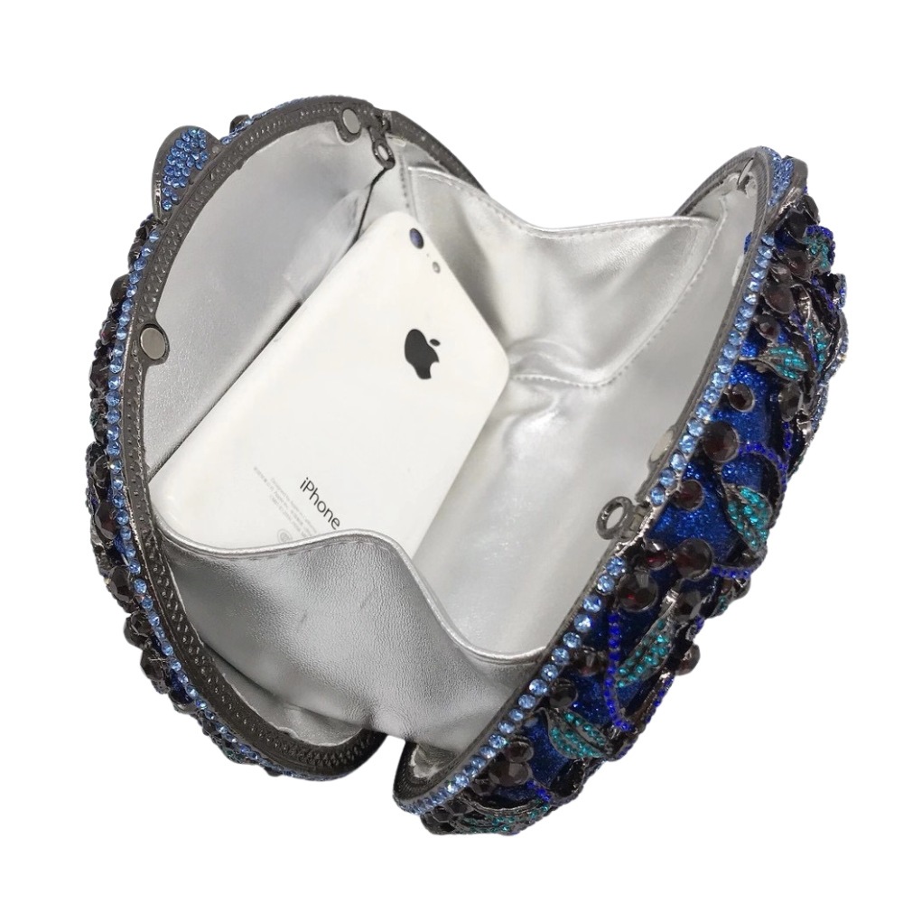 Bolsa de mujer Rhinestone nuevo bolso de cena de diamantes metal hueco bolso de mano de mujer