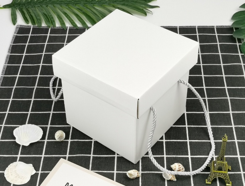 正方形立体瓦楞白盒/黑盒  精装礼品盒/伴手礼盒 糖果盒 来样定制