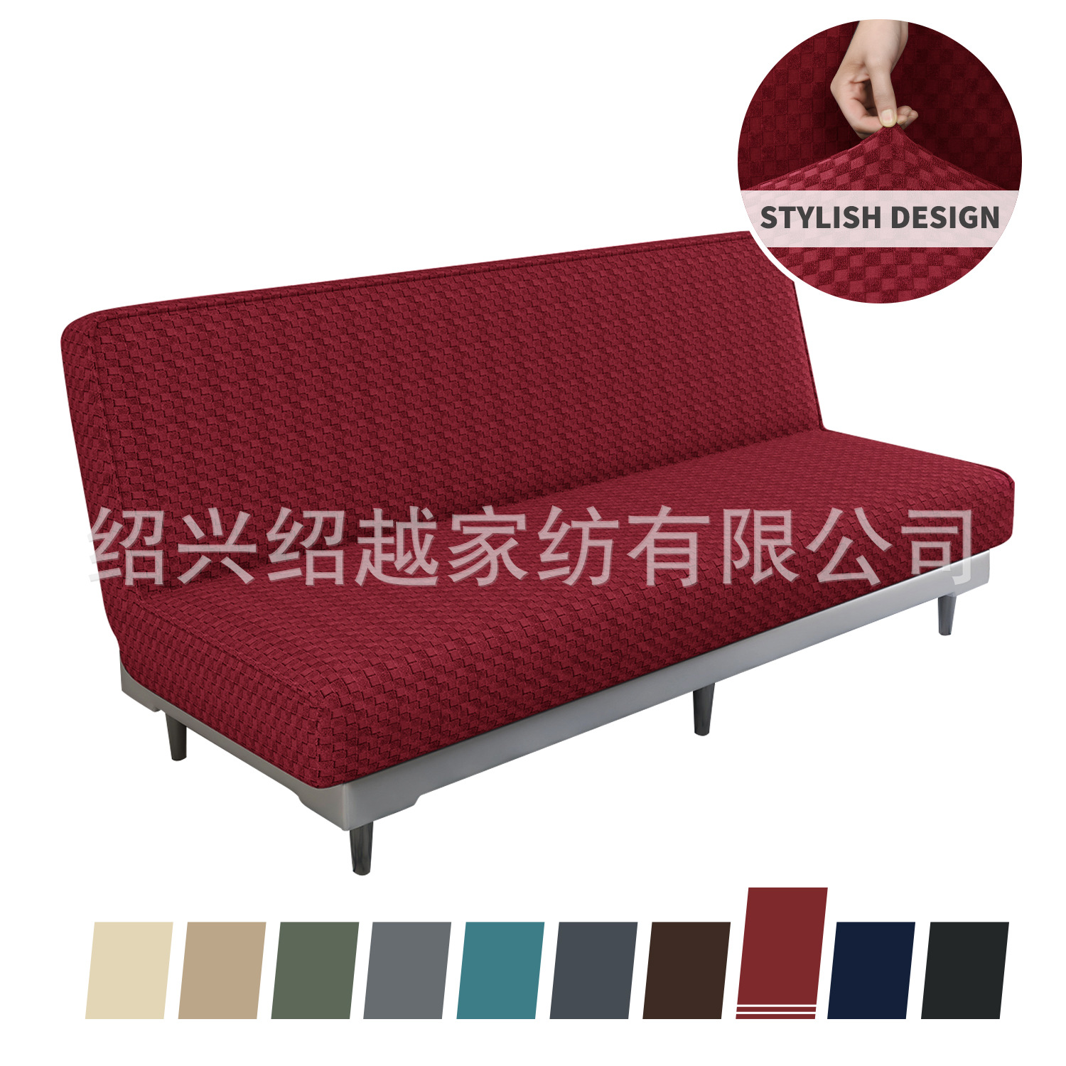 Cross-border non-armrest elastic sofa cover all-inclusive folding sofa bed cover fitted sheet type full cover sofa bed cover