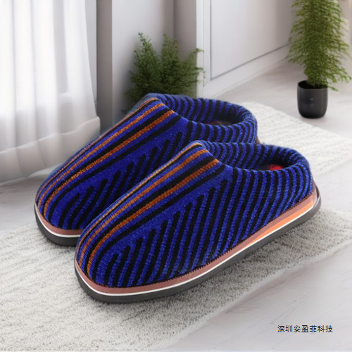 Handmade Cotton Shoes, Gold Velvet Finished Slippers, Thick Cotton Slippers, Cotton Slippers, Knitted Cotton Slippers, Home Warm Shoes