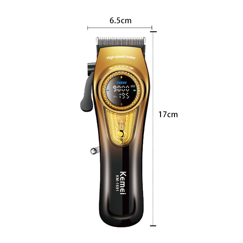 Kemei cortador de corte eléctrico especial para salón de peluquería, cortador de corte de alta potencia, artefacto de talla digital profesional, cortador de cabeza baldosa.