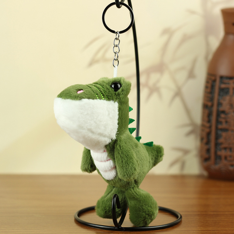 Red de celebridades lindo cocodrilo peluche colgante pequeño dinosaurio bolso llavero muñeca colgante cocodrilo muñeca muñeca