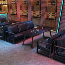 酒吧桌椅清吧音乐餐吧卡座沙发烧烤店咖啡厅小酒馆商用美式风