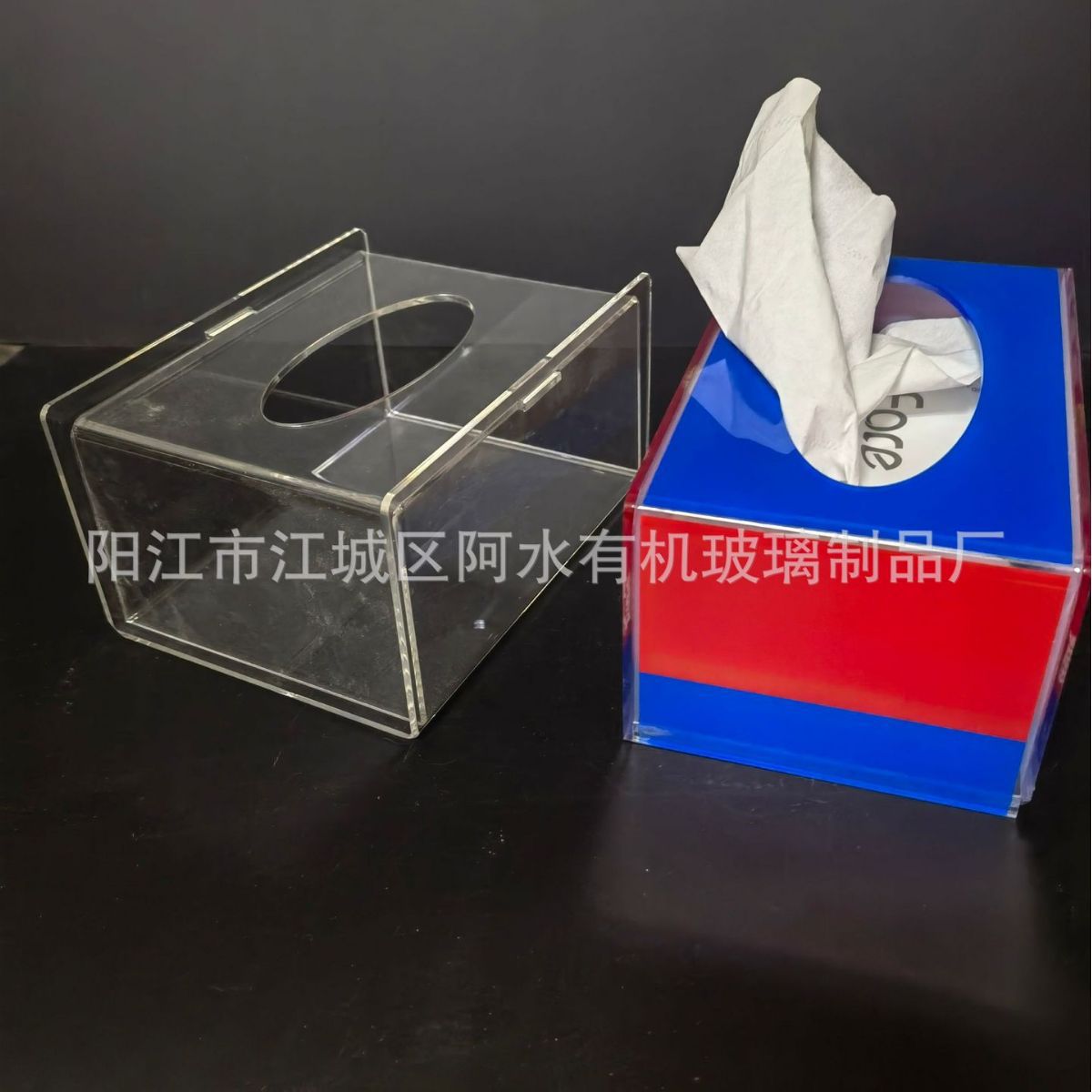 厂价直营亚克力纸巾盒，便捷纸巾盒，亚克力盒，天地盒