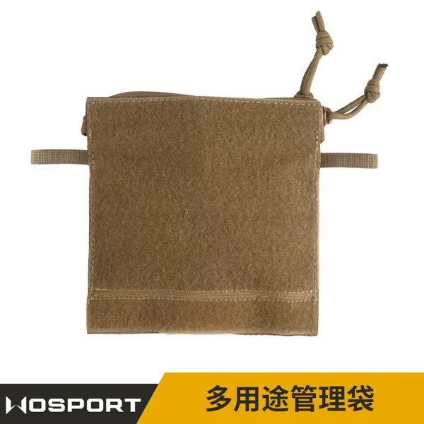 Wosport Tactical Vest Chest Mount Expansion Accessory Storage Bag g Buckle Panel Adaptation Multi-Purpose Management Bag