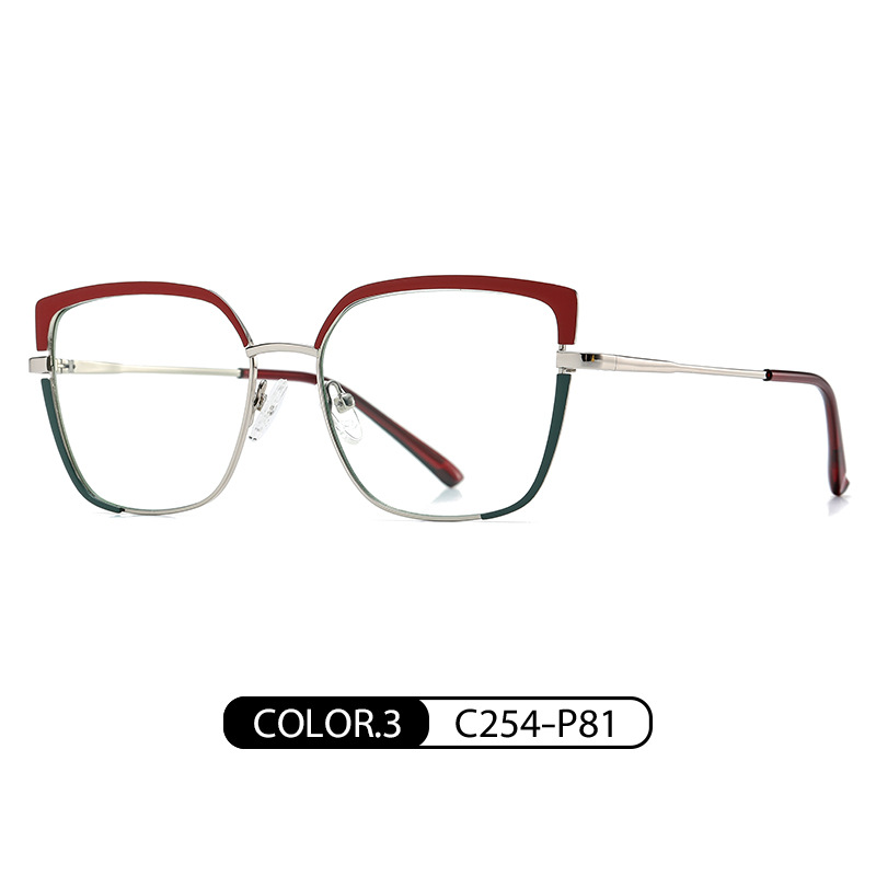 C254-P81 rojo tostado plata brillante