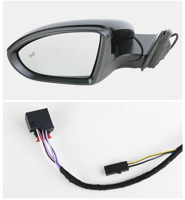 Suitable for Imported Volkswagen Jetta Rearview Mirror Assembly, Overseas Jetta American Version Rearview Mirror, Reflector Assembly
